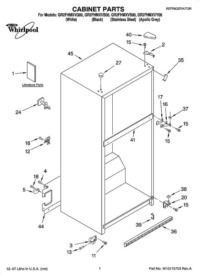 Diagram for GR2FHMXVY00