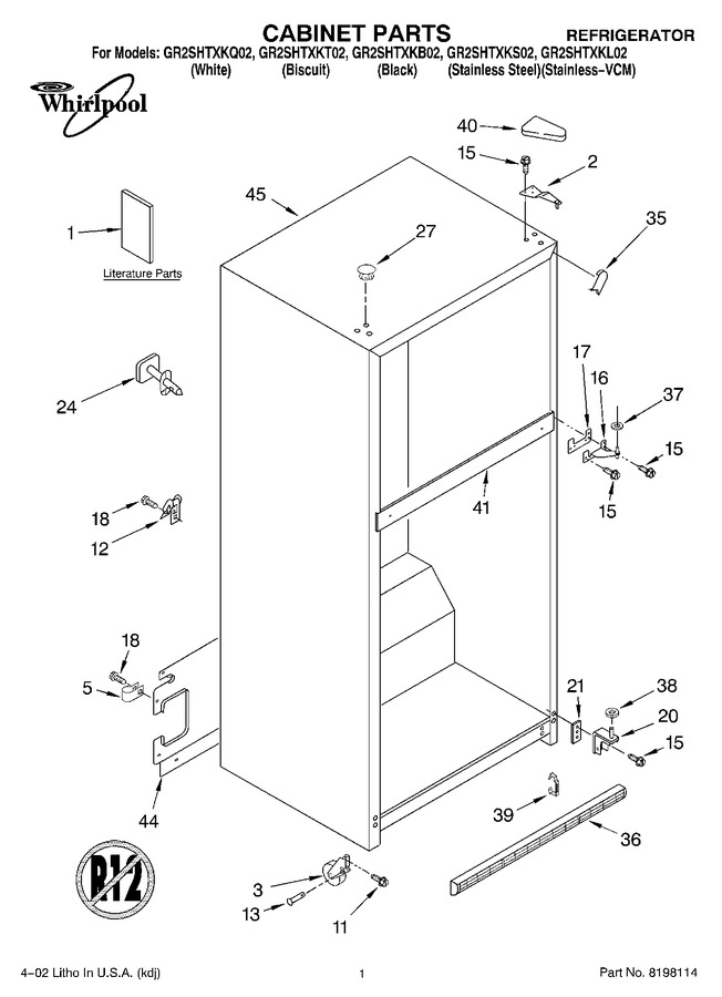 Diagram for GR2SHTXKT02