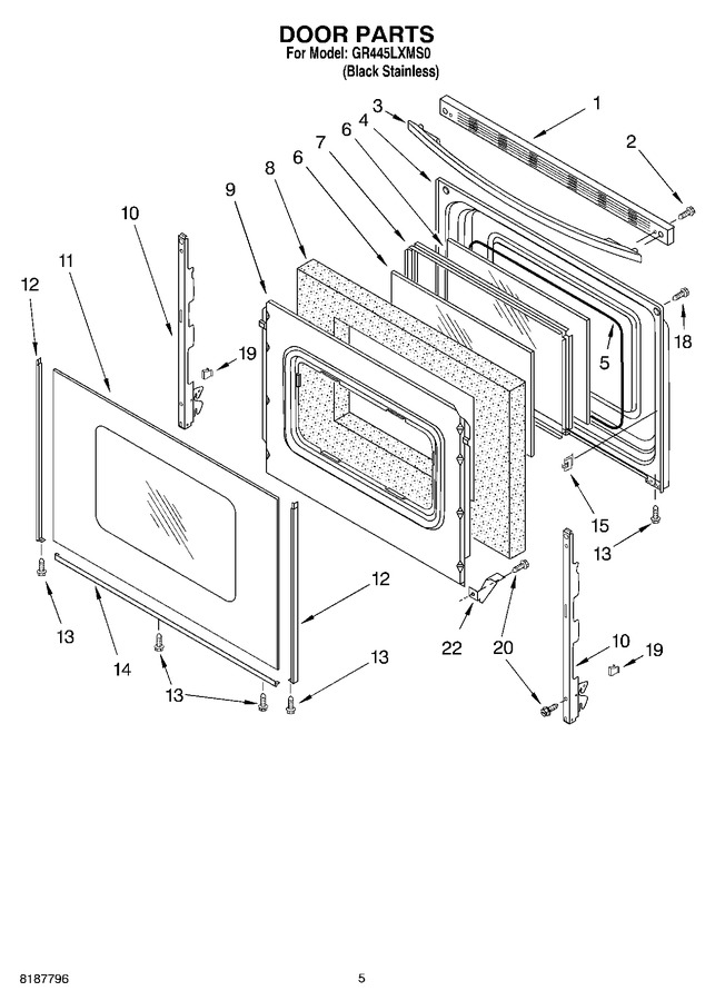 Diagram for GR445LXMS0
