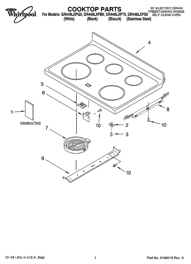 Diagram for GR448LXPB0