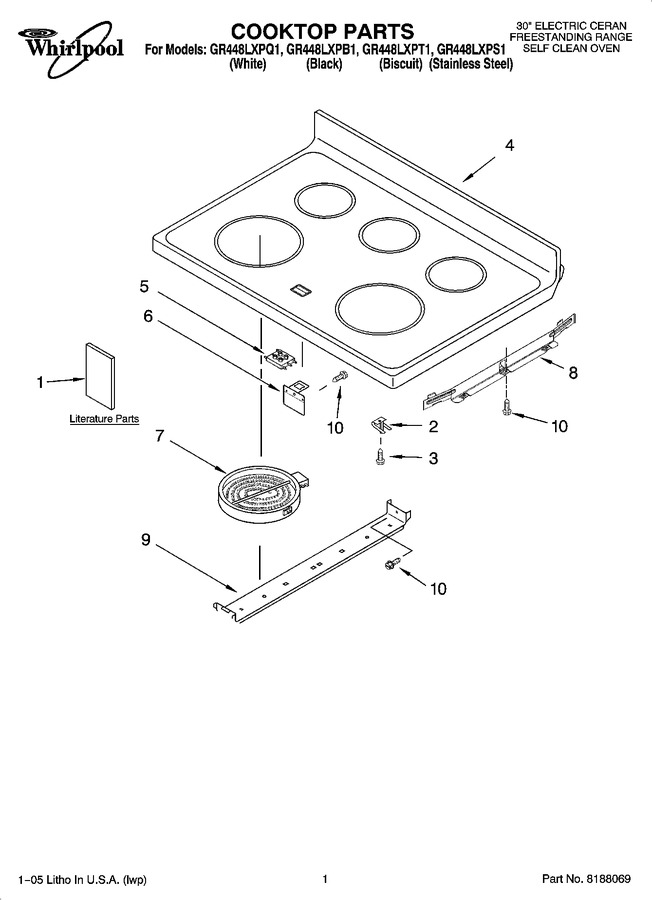 Diagram for GR448LXPQ1
