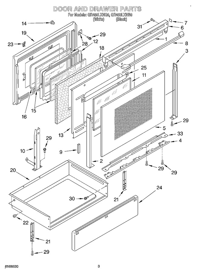 Diagram for GR450LXHB0