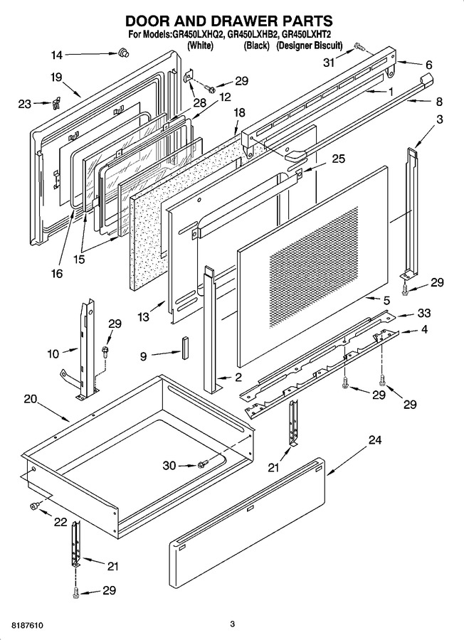 Diagram for GR450LXHB2