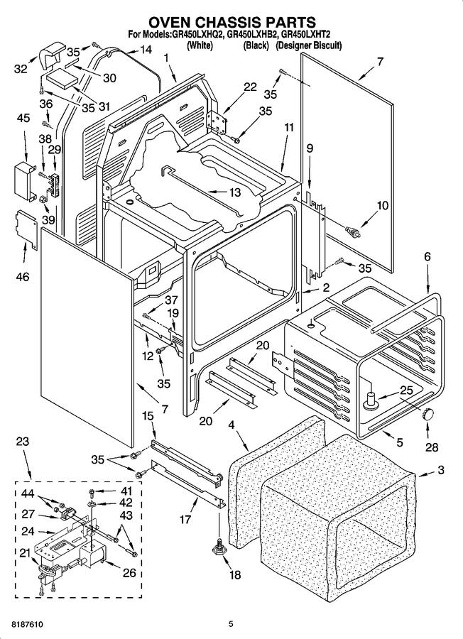 Diagram for GR450LXHB2