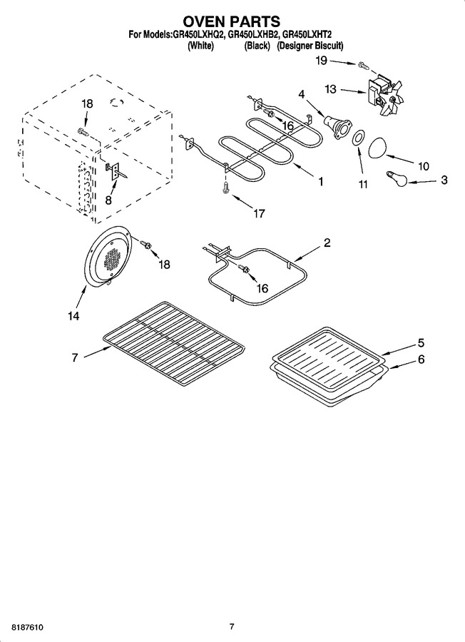Diagram for GR450LXHT2