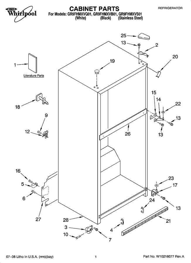 Diagram for GR9FHMXVS01