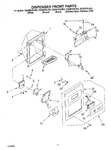 Diagram for 08 - Dispenser Front