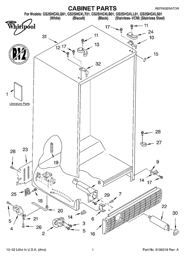 Diagram for GS2SHGXLT01