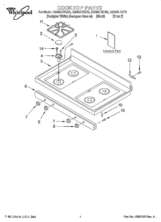 Diagram for GS395LEGB3