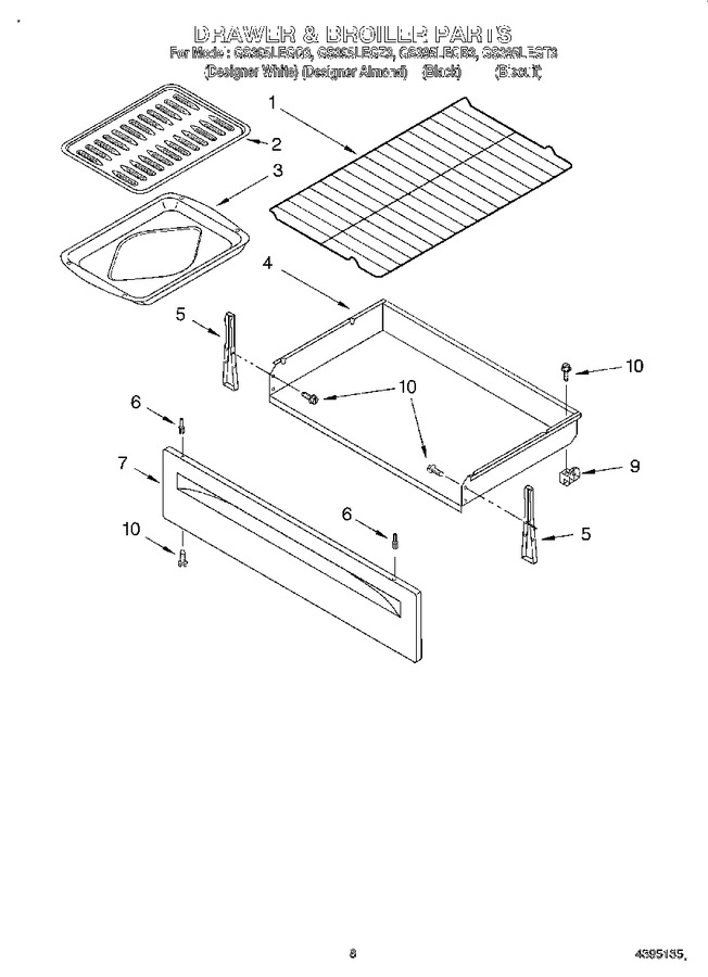 Diagram for GS395LEGT3
