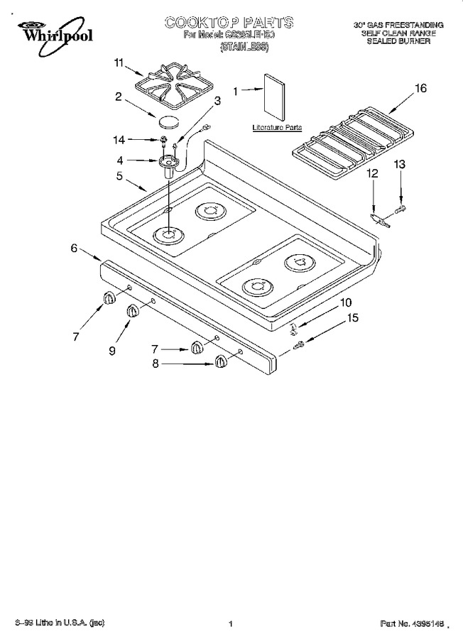 Diagram for GS395LEHS0
