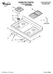 Diagram for 01 - Cooktop Parts