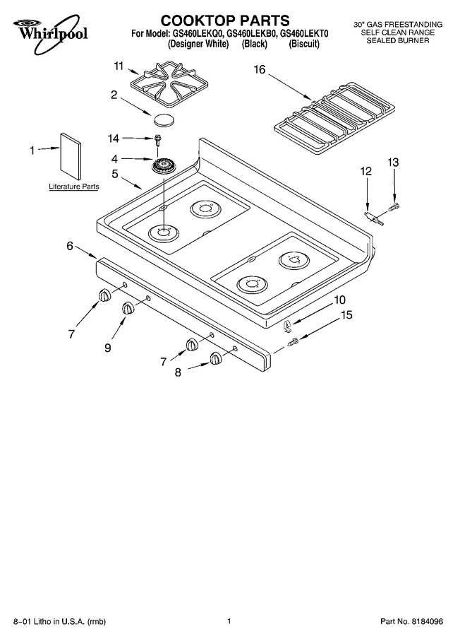Diagram for GS460LEKQ0