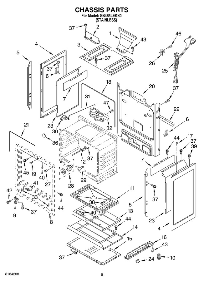 Diagram for GS465LEKS0