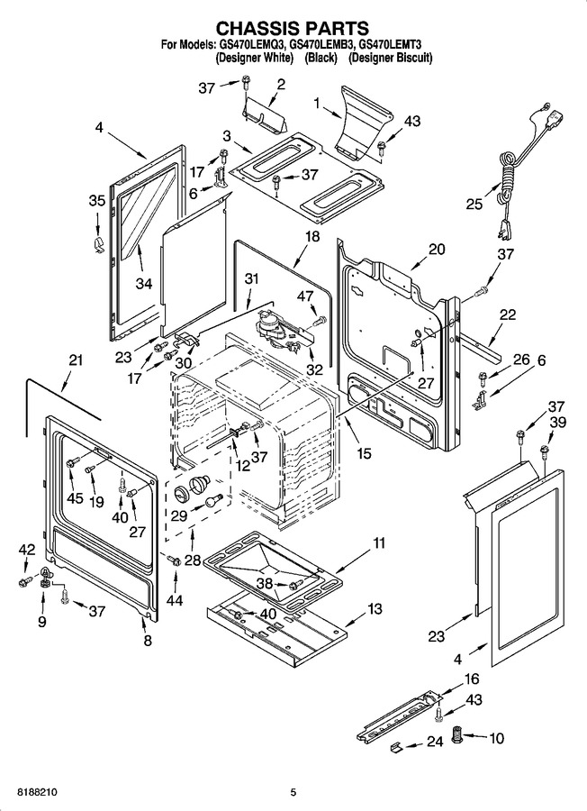 Diagram for GS470LEMT3