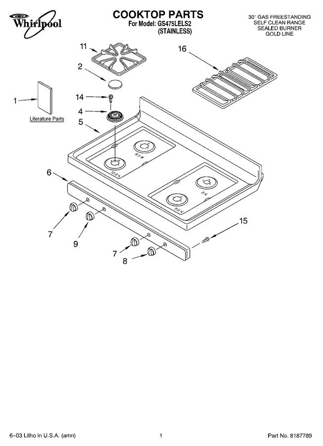 Diagram for GS475LELS2