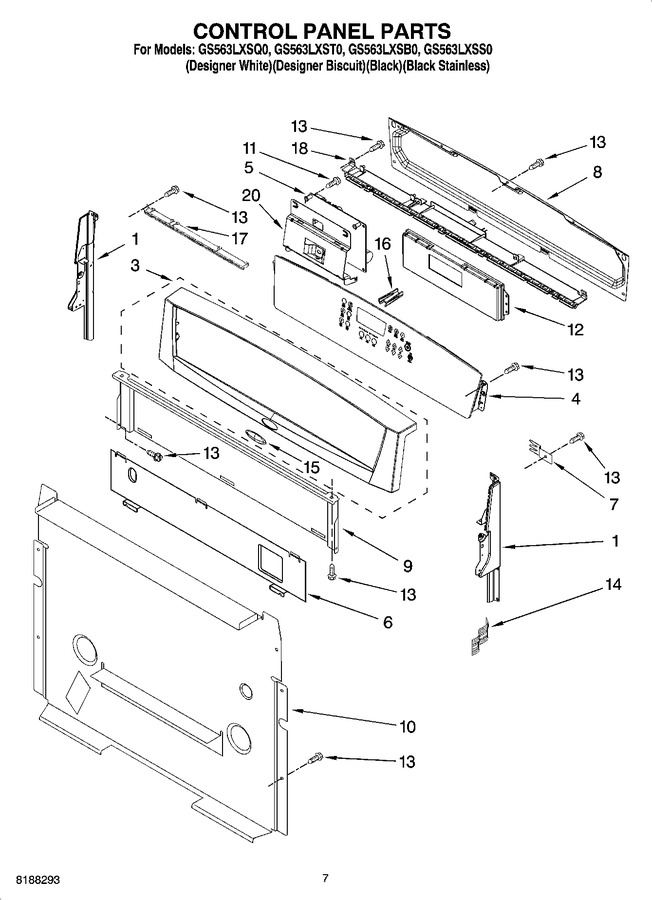 Diagram for GS563LXST0