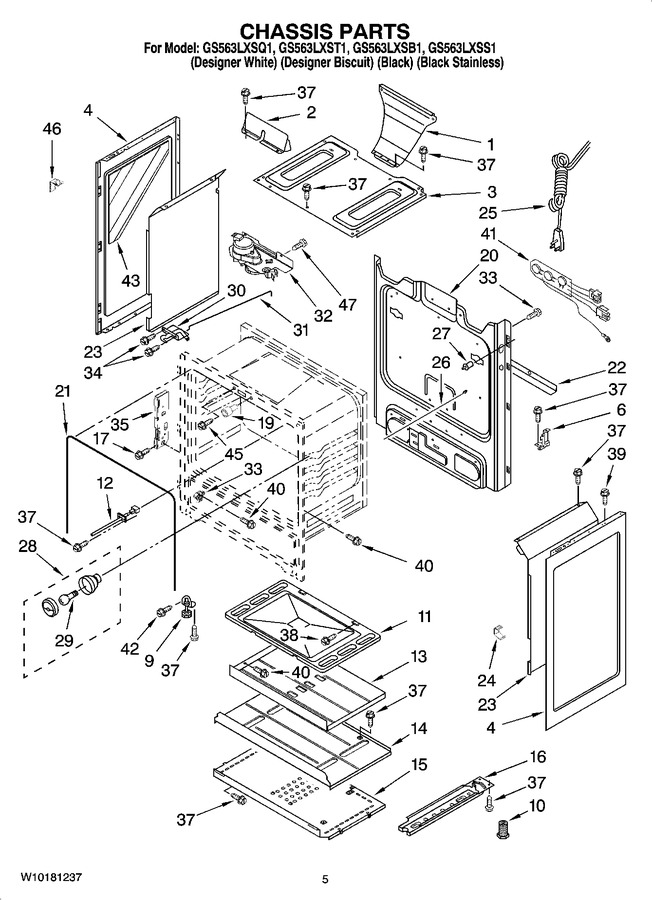 Diagram for GS563LXST1