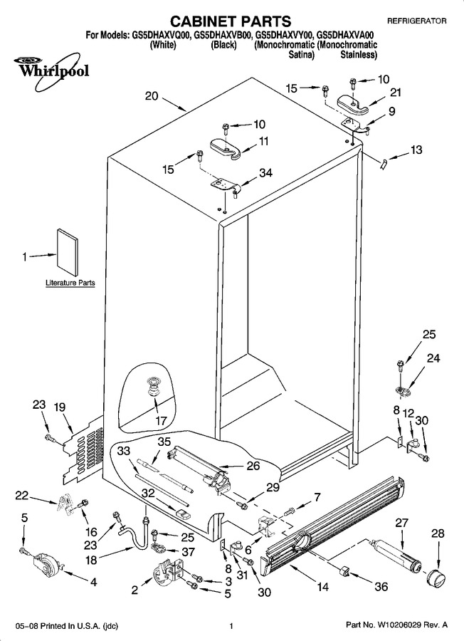 Diagram for GS5DHAXVB00