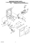 Diagram for 08 - Dispenser Front Parts