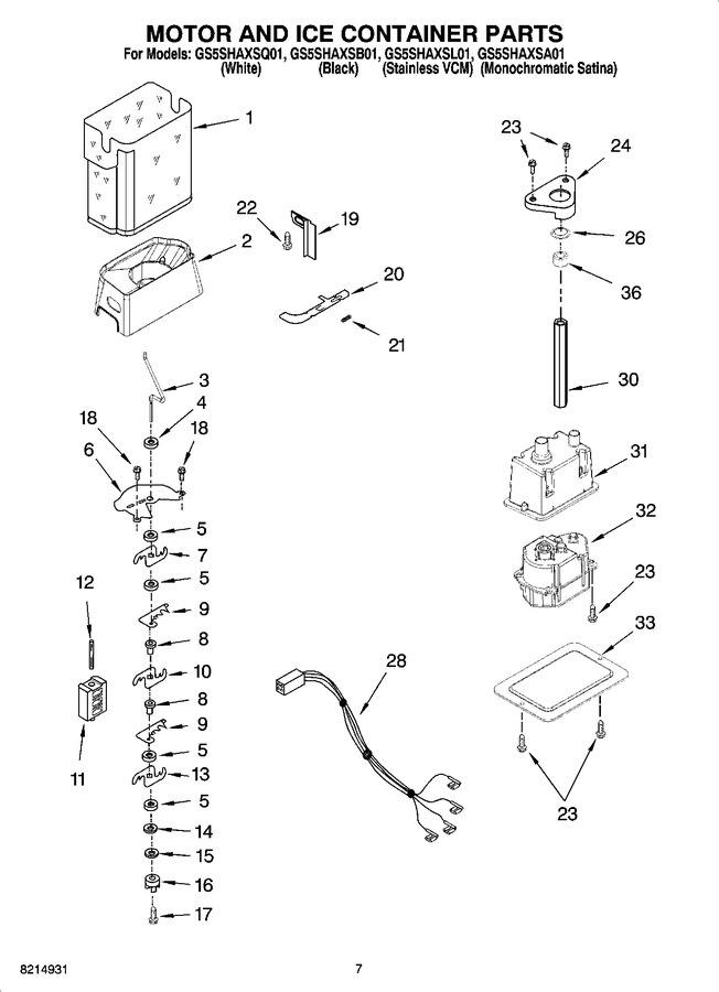 Diagram for GS5SHAXSA01