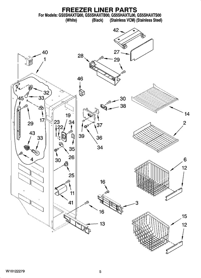 Diagram for GS5SHAXTL00