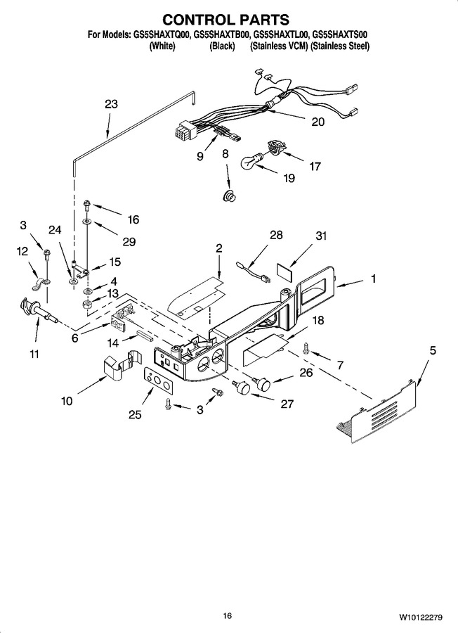 Diagram for GS5SHAXTL00