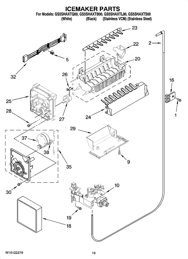 Diagram for GS5SHAXTL00