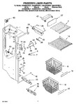 Diagram for 04 - Freezer Liner Parts