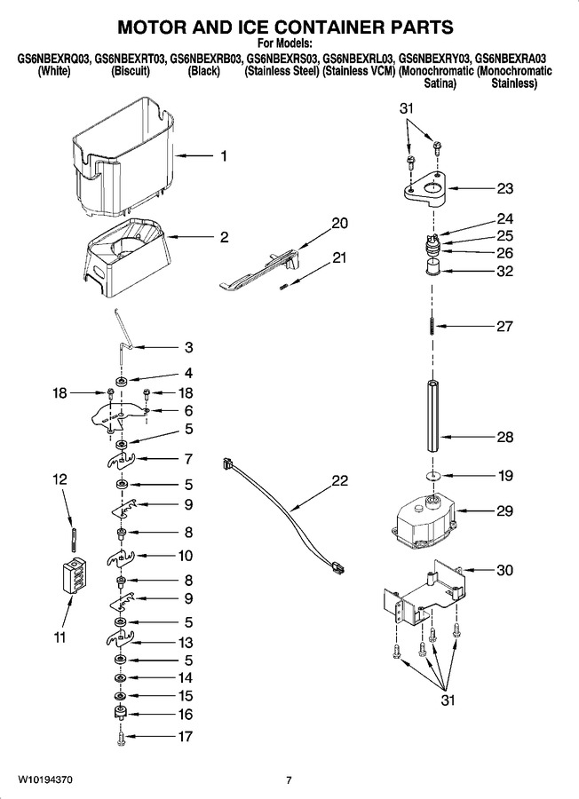 Diagram for GS6NBEXRL03