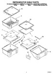 Diagram for 03 - Refrigerator Shelf Parts