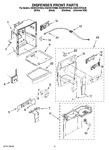 Diagram for 08 - Dispenser Front Parts