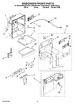 Diagram for 08 - Dispenser Front Parts
