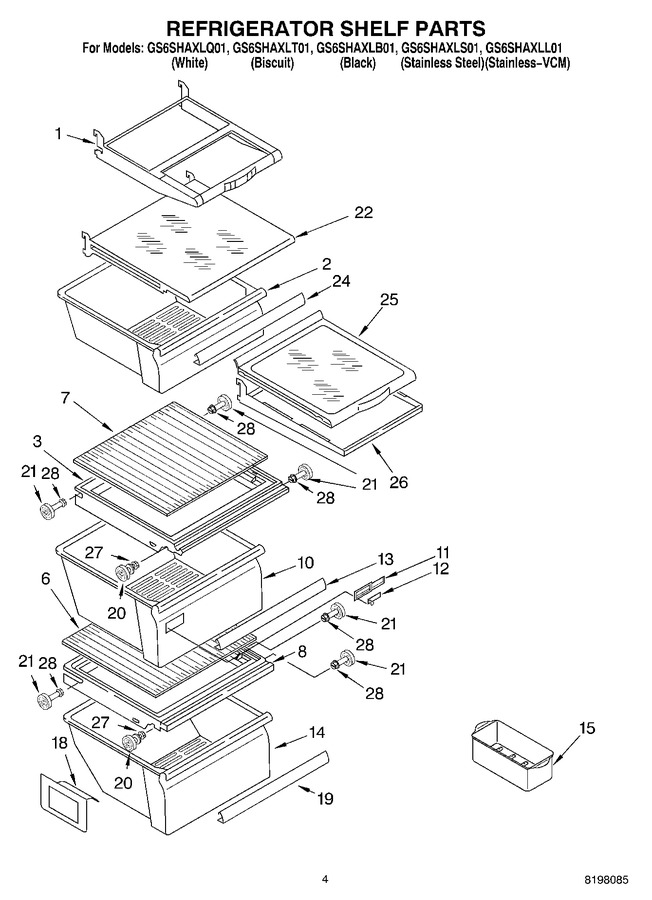 Diagram for GS6SHAXLT01