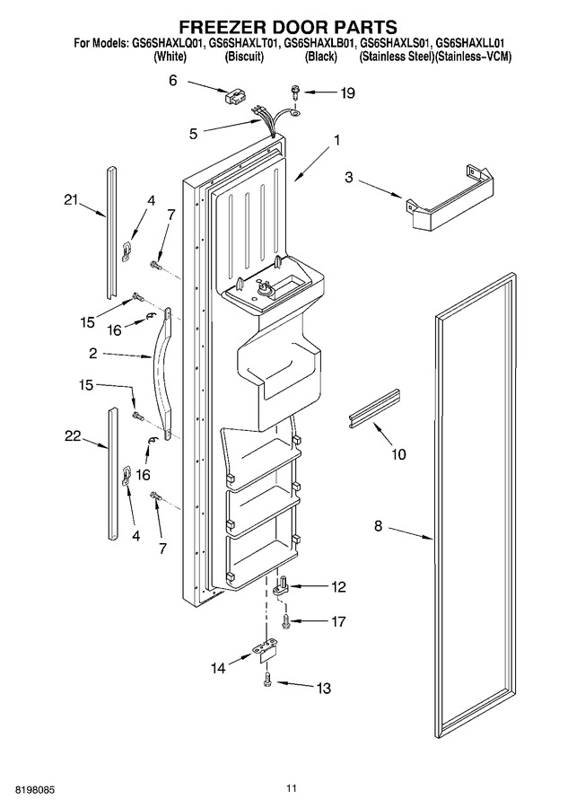 Diagram for GS6SHAXLT01