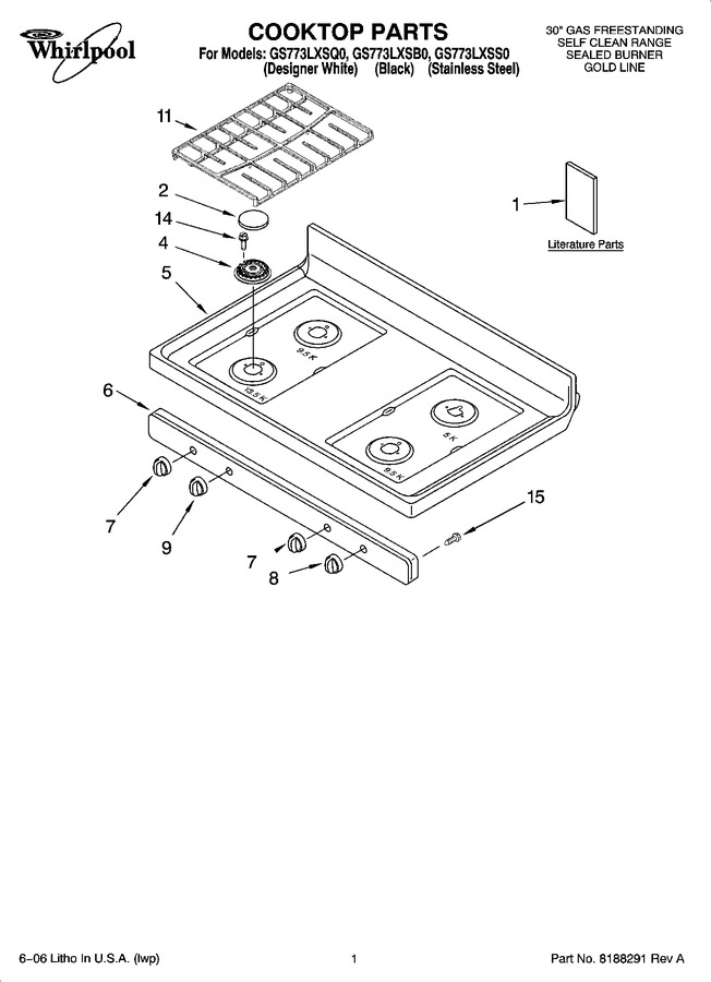 Diagram for GS773LXSS0