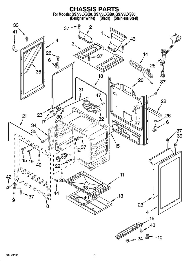 Diagram for GS773LXSS0