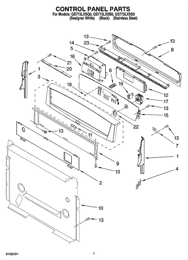 Diagram for GS773LXSS0
