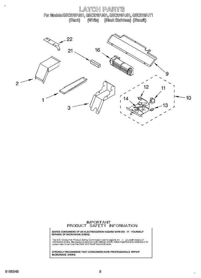 Diagram for GSC278PJB1