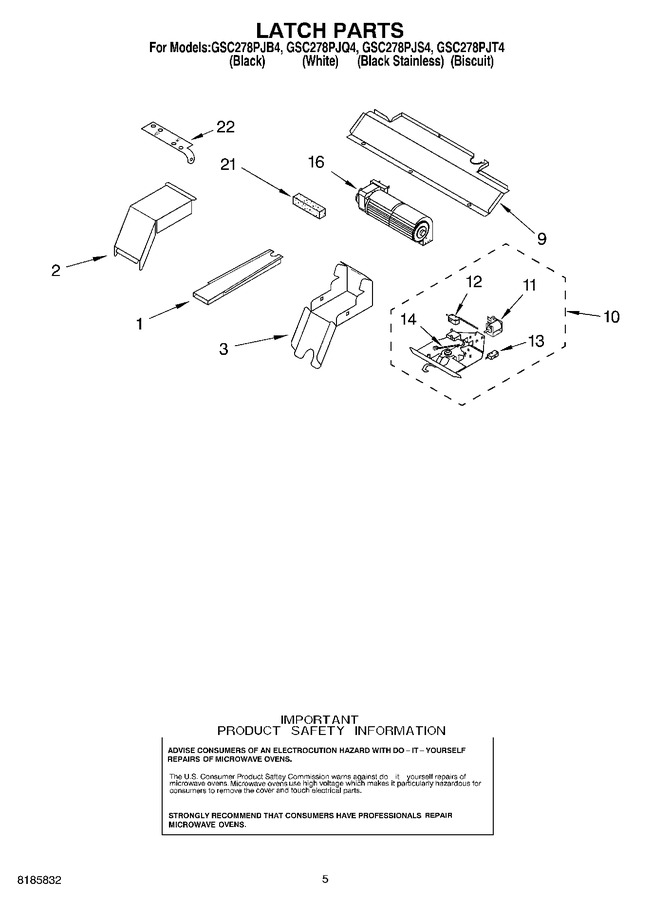 Diagram for GSC278PJB4