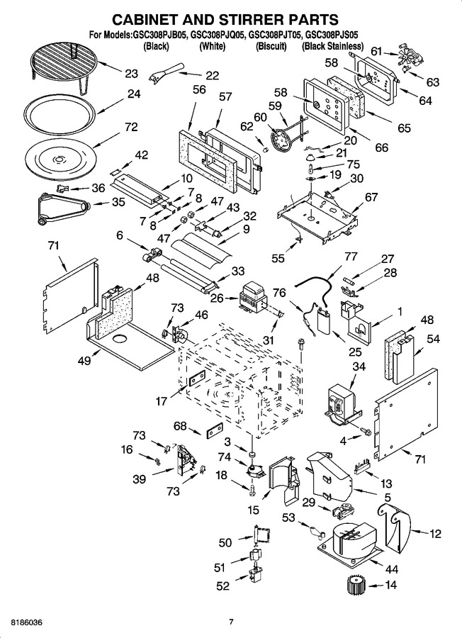 Diagram for GSC308PJT05