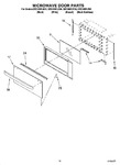 Diagram for 08 - Microwave Door Parts