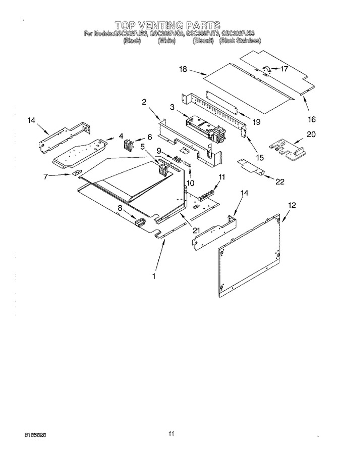 Diagram for GSC308PJB3