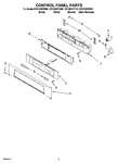 Diagram for 02 - Control Panel Parts
