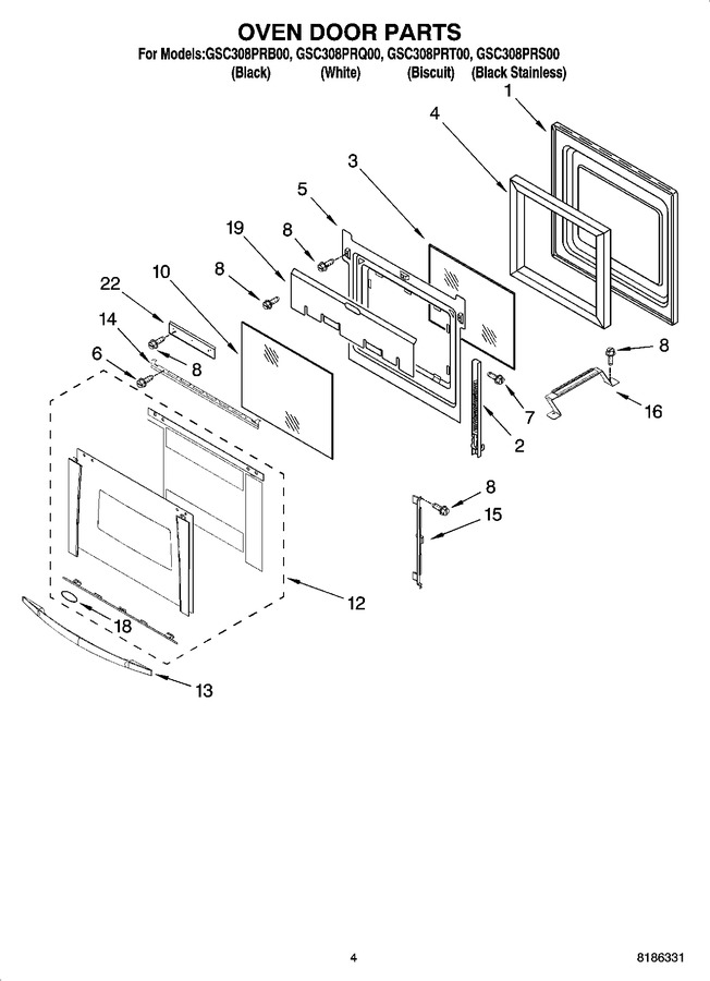 Diagram for GSC308PRQ00