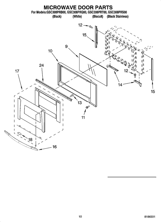 Diagram for GSC308PRQ00