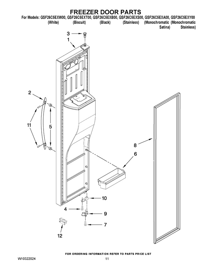 Diagram for GSF26C5EXA00