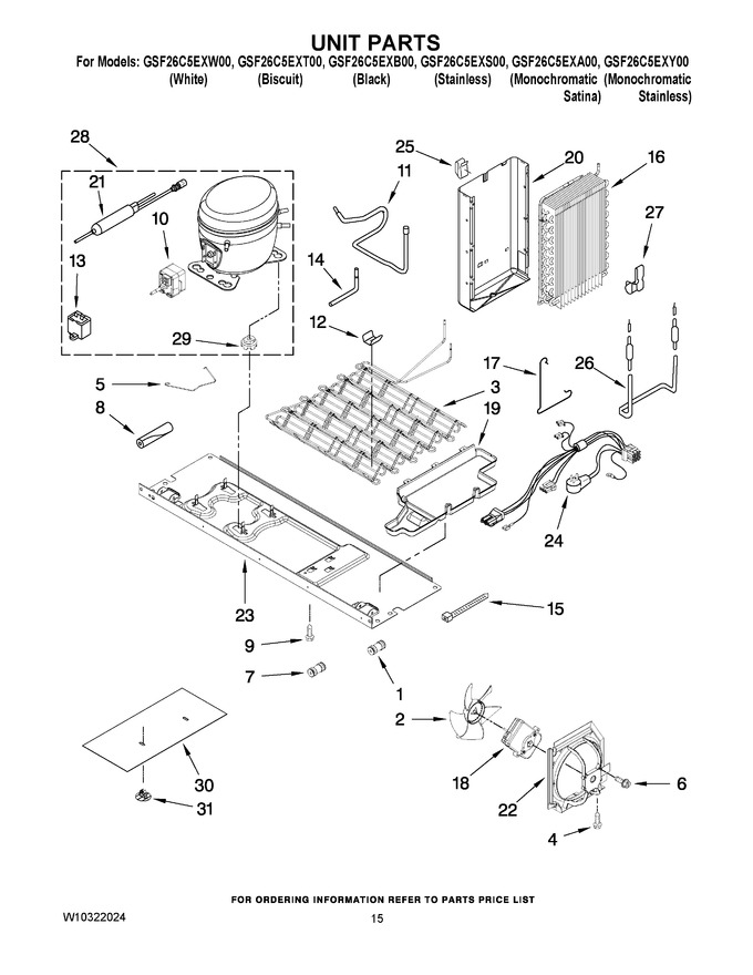 Diagram for GSF26C5EXS00