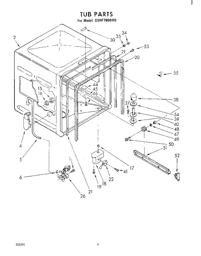 Diagram for GSHF7804W0