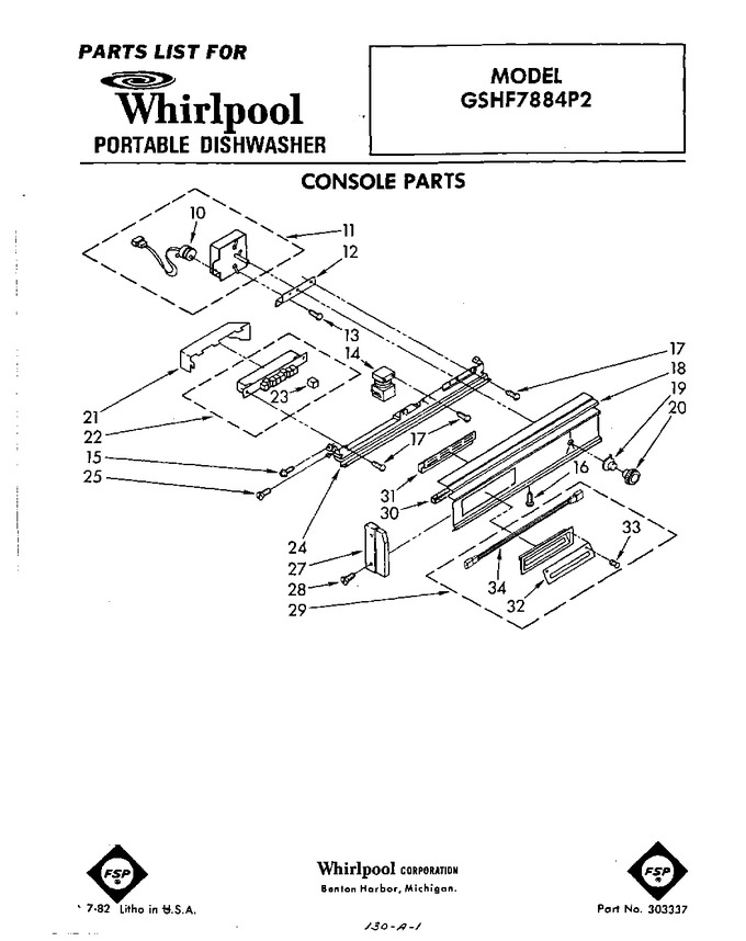 Diagram for GSHF7884P2